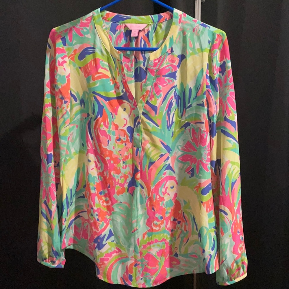 Lilly Pulitzer Silk Top